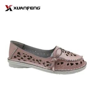 Fashion Summer Gril′s Casual Leather Shoe