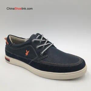 Wholesale High Quality Men Leather Leisure Sneakers