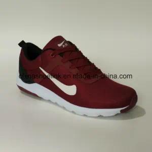 Popular Men′s Sneakers Running Athletic Shoes with PU Outsole
