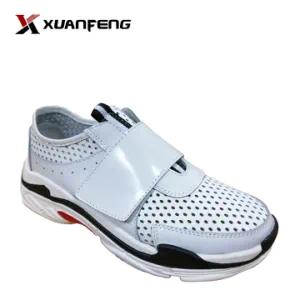 Popular Lady′s Genuine Leather Sports Sneaker Shoes