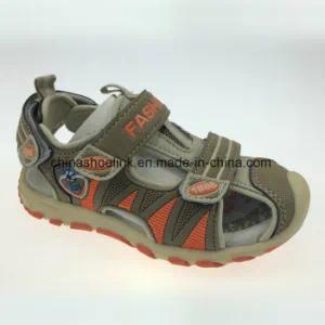 New Outdoor Flat Beach Sandal with PU Upper and TPR Outsole