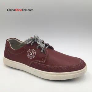 Wholesale High Quality Man Genuine Leather Sneakers Shoes
