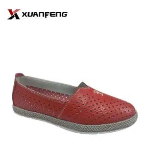 Fashion Woman Summer Comfortable Genuine Leather Loafers Shoes