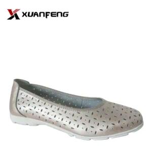Fashion Girl′s Comfortable Genuine Leather Loafers Shoes