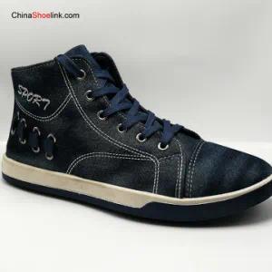 Wholesale High Top Custom Men′s Injection Casual Shoes