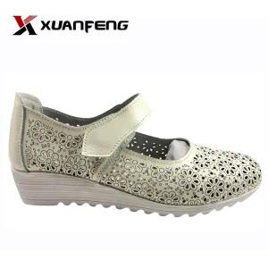 Nice Fashion Women′s Casual Leather Shoes with TPR Sole