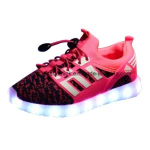 Hot Selling Flykint LED Light Sneakers Casual Shoes for Children