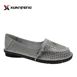 Popular Summer Grils Casual Leather Shoe